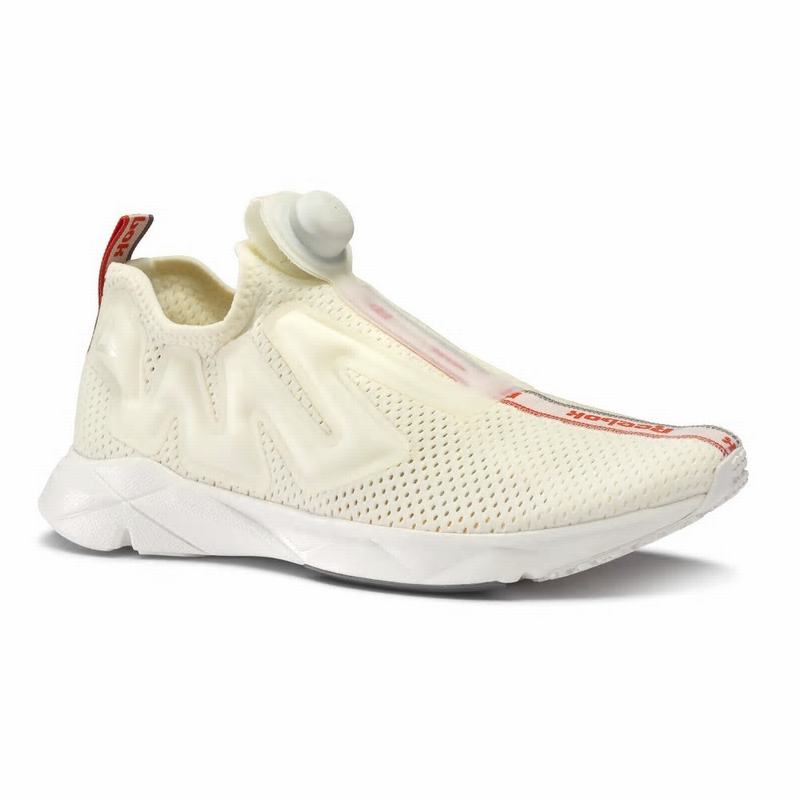 Reebok Pump Supreme Jacquard Tape Lifestyle Topanky Damske - Biele QB2388LC